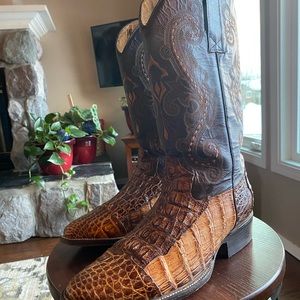 rogers boots alligator